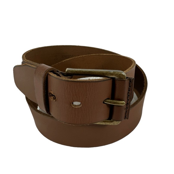 Genuine vintage TIMBERLAND tan leather belt medium size 34 - Picture 1 of 12